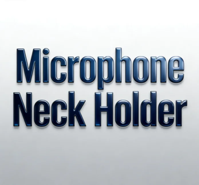 

Профессиональный волшебный микрофонный держатель на шею, регулируемый сценический аксессуар без помощи рук для фокусов, крупным планом и сценических иллюзий