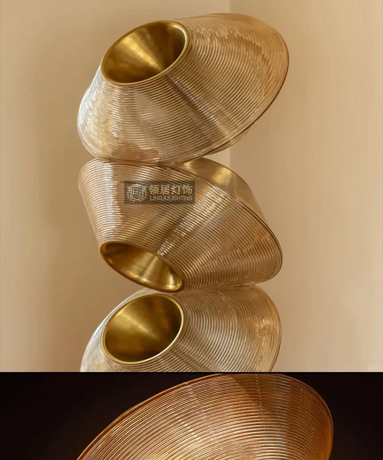 Lampade decorative per scultura verticale