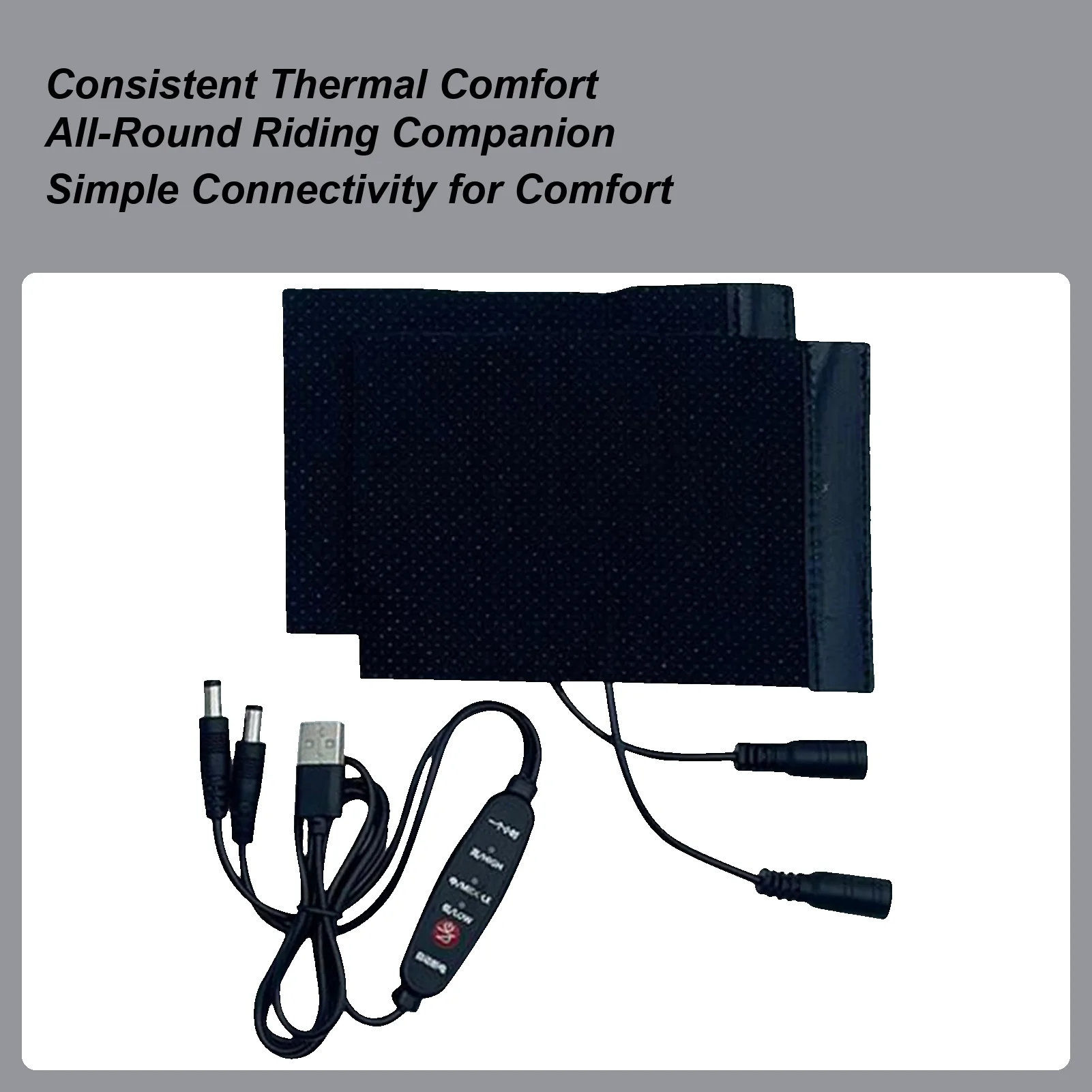 

Ручка на руль с подогревом, 5 В, чехлы на руль мотоцикла с подогревом, 3 регулируемые температуры, зимняя термозащитная экипировка для верховой езды