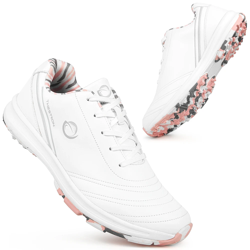 

Новые туфли для гольфа, женские кроссовки для гольфа без шипов, роскошная уличная прогулочная обувь