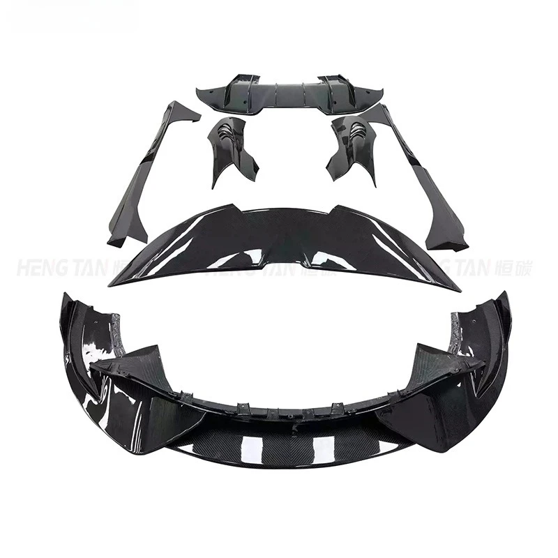 

For McLaren 720S Dry Carbon Fiber Body Kit Modified Front Lip Rear Lip Side Skirt Tail Small Surround