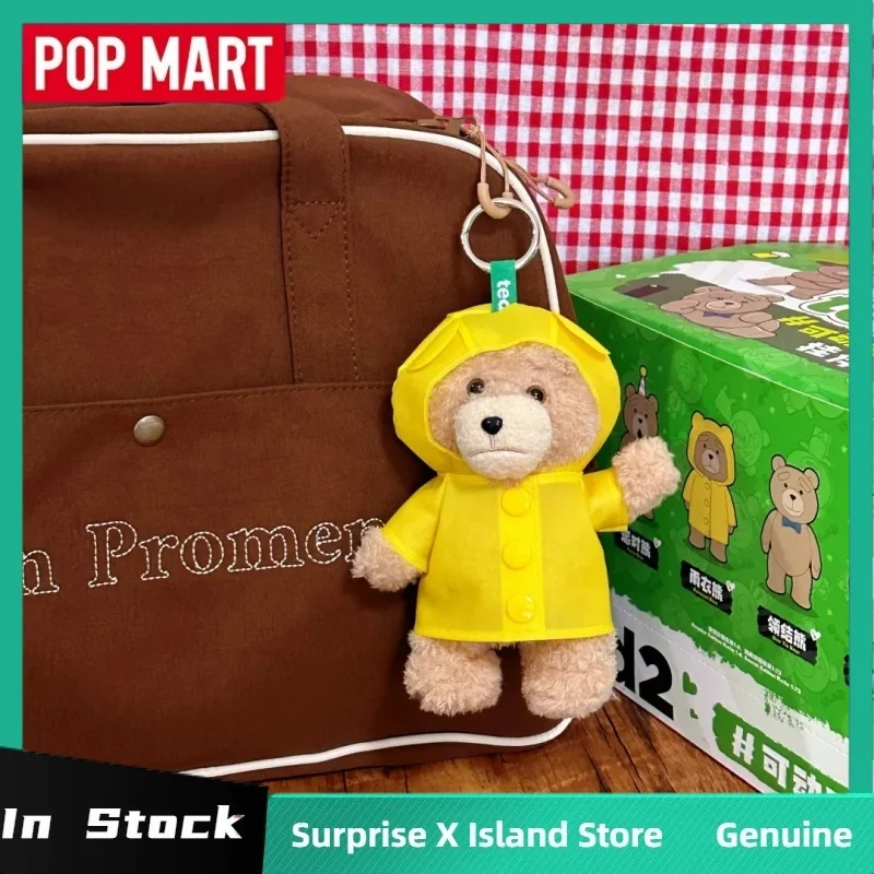 Pop Mart Resonance Ted2 Teddy Bear Series слепая коробка тренд аниме периферийная кукла загадочная коробка брелок на день рождения коллекция подарок