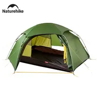 Naturehike-tienda de campaña Cloud Peak, impermeable, portátil, en forma de T, con cremallera, para senderismo, para exteriores, 4 estaciones, mochila de nailon para 2 personas
