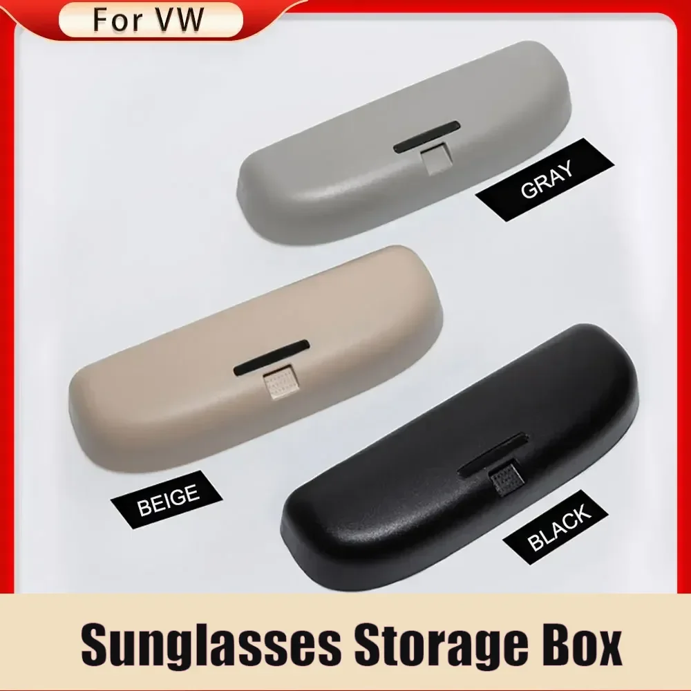 

Car Glasses Case for Volkswagen VW Touareg 2018 2019 2020 2021 Glasses Storage Box Organizer Sunglasses Holder Box Accessories