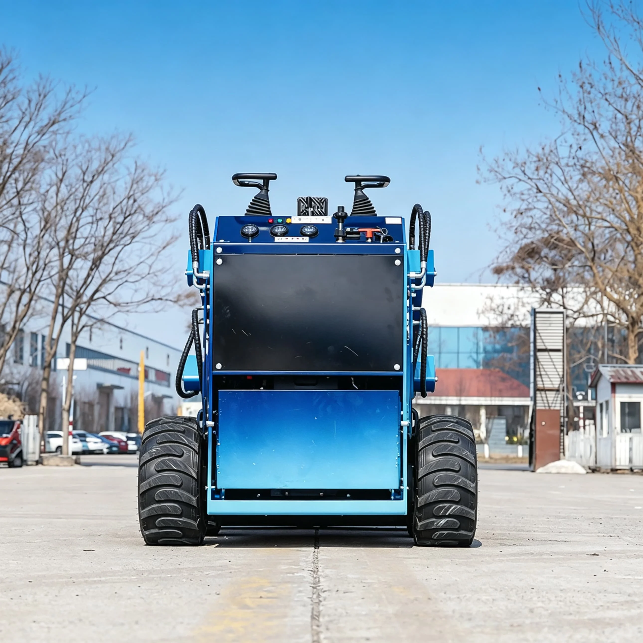 Reliable core components Auxiliary hydraulic circuit Light Skid Loader Building Skid Steer Gravel Handling Skid Loader view 5