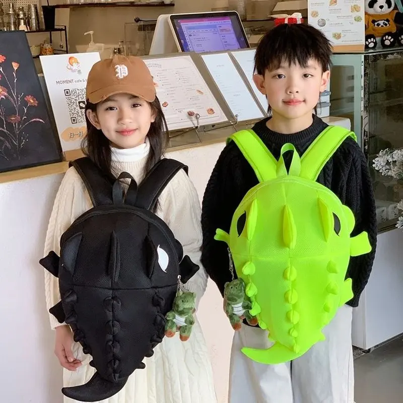 Kids Dinosaur Backpack 3D Cartoon Animal School Bag for Boys Girls Toddler Cute Kindergarten Rucksack Children Daypack