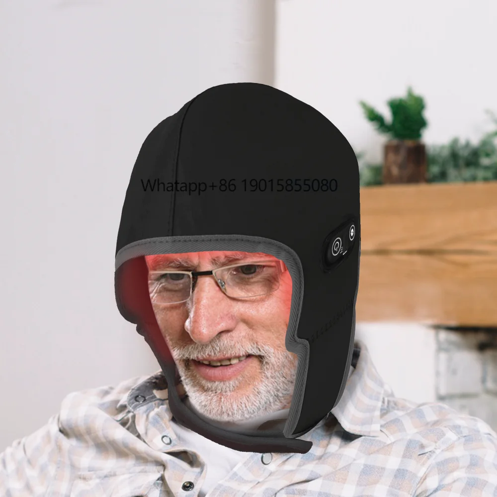 

Sunglor Large Area Treatment 450Nm 670Nm 810Nm Helmet Hair Infrared Led Hat Red Light Therapy Cap