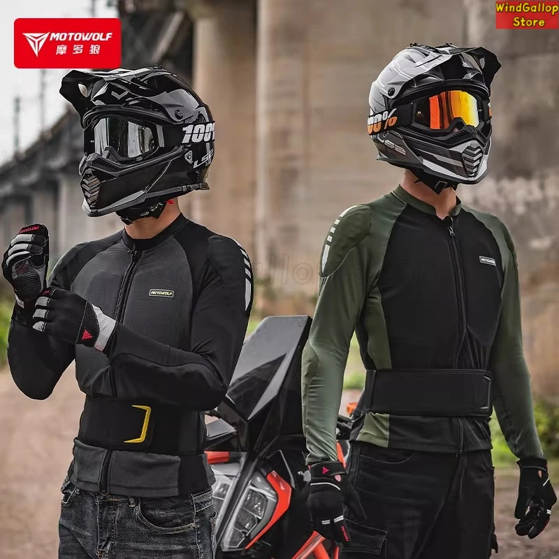 

Motorcycle four season armor anti fall breathe tight clothing men and women motorcycle sun protection clothes CE protective gear