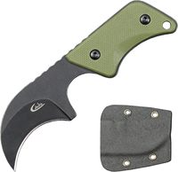 Eafengrow C1294 Fixed Blade Knife 9Cr18Mov Blade G10 Handle EDC Tool Neck Knife for Outdoor Camping Hiking with kydex Sheath