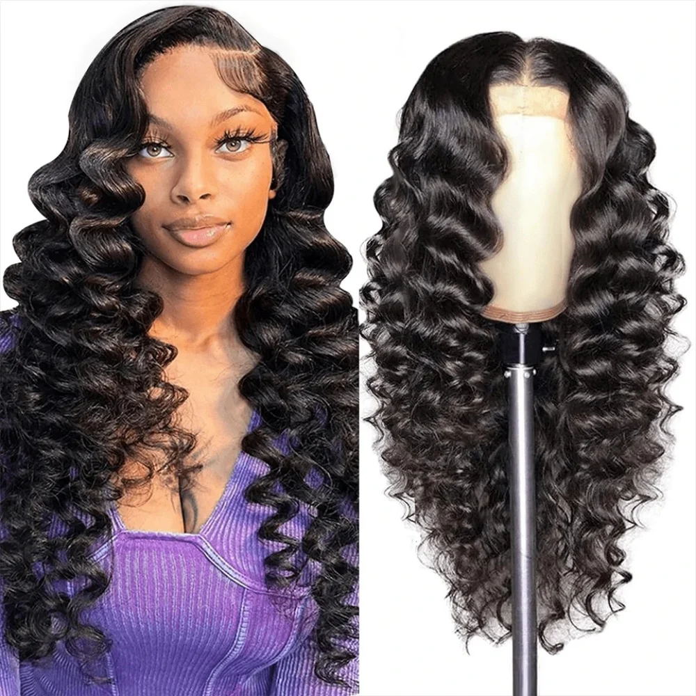 40 Inch HD Losse Diepe Golf 13x6 Lace Front Menselijk Haar Pruiken 250 Densit Braziliaanse Krullend Water golvend 13x4 Kant Frontale Pruiken Voor Vrouwen - afbeelding 2