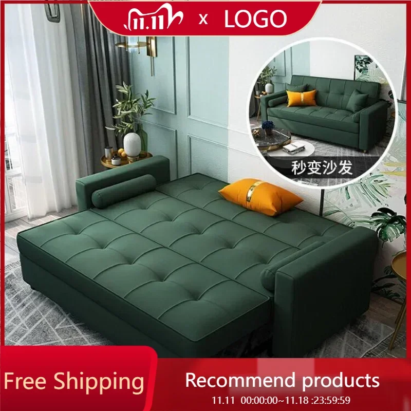 

Modern Nordic Multifunctional Folding Sofa Bed Tech Cloth Recliner Armchair Living Room Sofa Floor Lazy Sofy Do Salonu Furniture