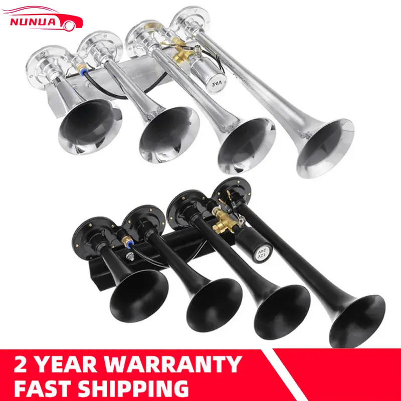 185dB Elektryczny Dzwonek Samochodowy 12V/24V z 4 Trąbkami – Test i Porady Praktyczne