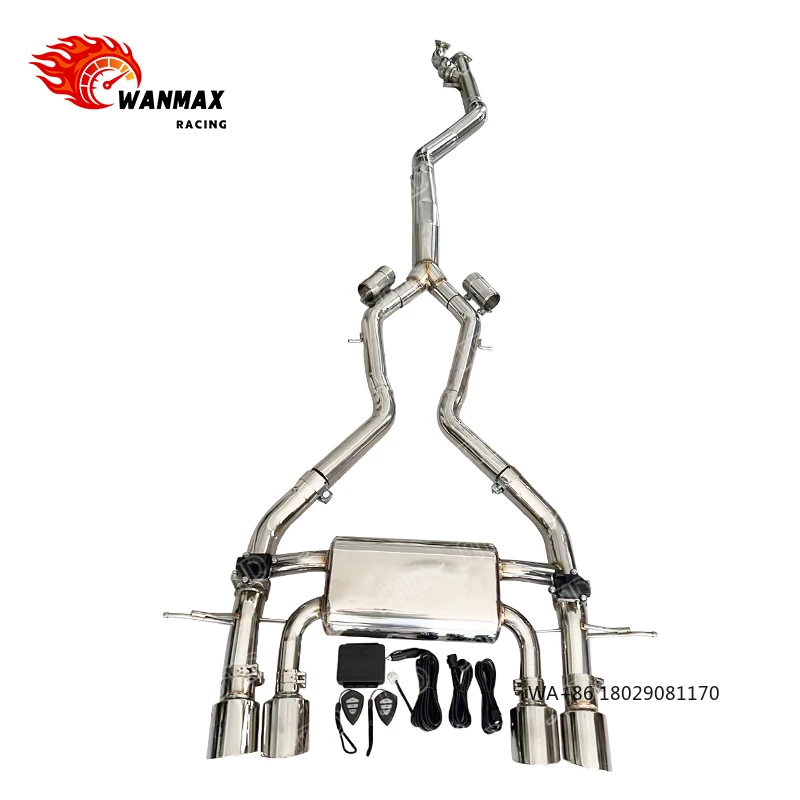 

Горячая продажа: Высокополированная выхлопная система Valvetronic Single Pipe Catback из нержавеющей стали 304 для M2 G87