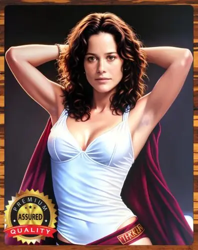 Debra Winger - Painting - Art To Be Signed - Metal Sign