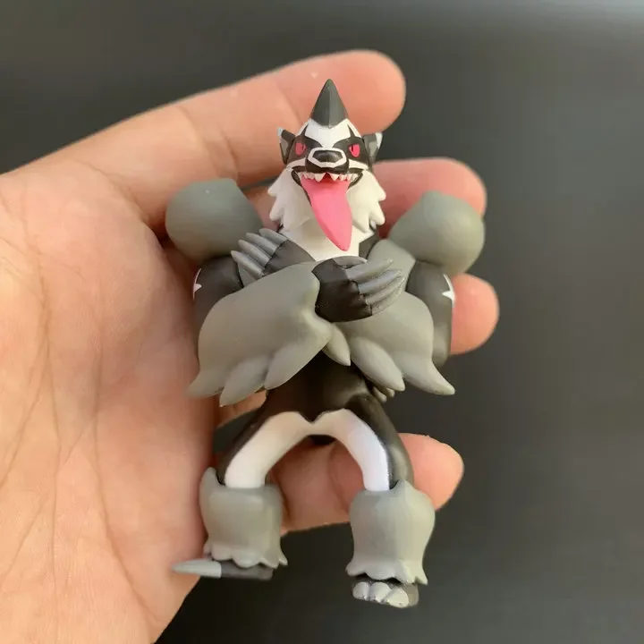 Pokemon SCALE WORLD CANDY TOY Galar Region Piers Obstagoon Action Figure Model Ornament Toys Children Gifts