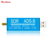 Receptor de TV RTL2832U ADS-B Mode-S USB SDR amplificador RF incorporado filtro de paso de banda de 1090MHz Radio SDR banda TV escáner sintonizador Stick