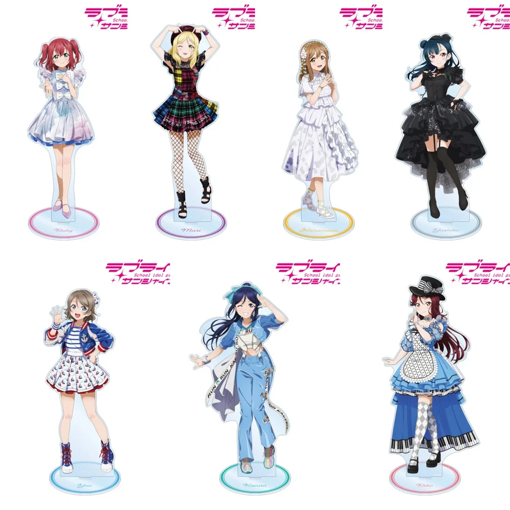 Chaveiro de Anime Love Live de 15CM, Figura de Menina Kotori Minami Nico Yazawa, Pingente de Acrílico, Acessórios para Presentes Otaku