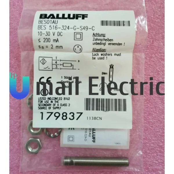 

1pc Bes 516-324-g-s49-c Proximity Switch Sensor Brand New Original Spot Plc