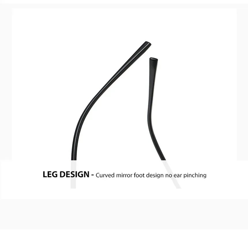 Double-Bridge Half-Frame Sunglasses — product information 6