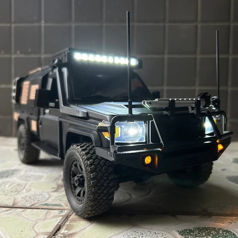 MN82 Scala a scatola laterale Set serbatoio acqua Accessori decorativi per 1/12 MN82 MN82S LC79 Accessori auto telecomandati