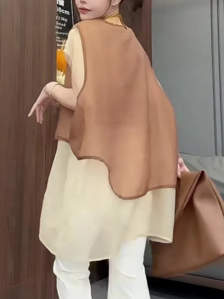 Faionable Losse Svel ronde Ne vrouwen Top Bot Set Zomer Afslanken Veelzijdige Tweedelige Ensemble Trendy Outfit