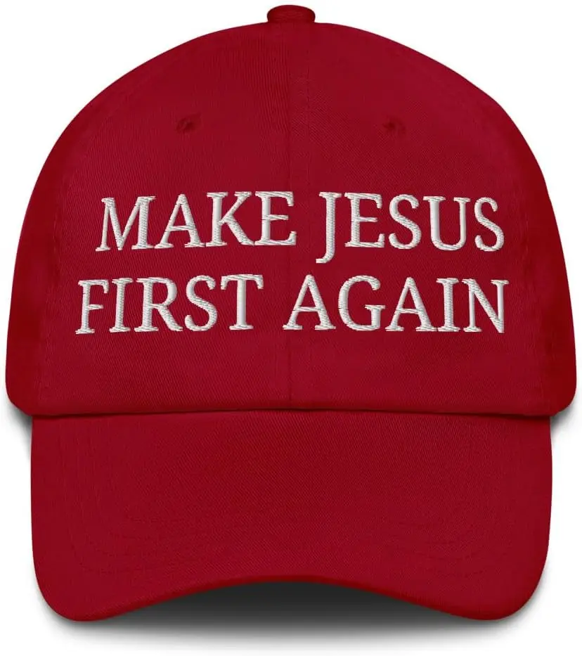 

Make Jesus First Again Dad hat