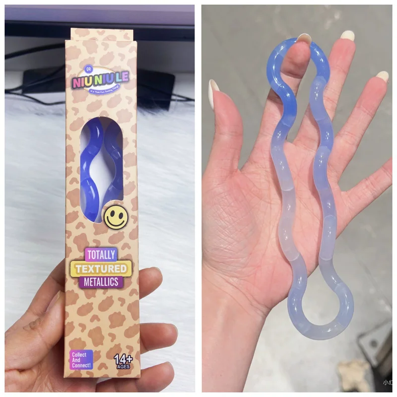 1 Stück Temperaturwechselndes Verformbares Seil Mehrfarbiges Anti-Stress-Deformationsseil Knoten-Druckentlastungs-Spielzeug Geschenke