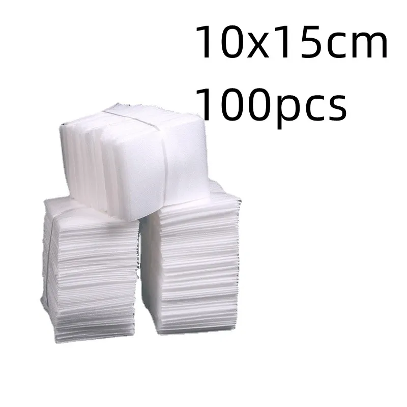 10x15cm 100pcs Foam Bubble Bags for Small Business Packaging Wrap Pack White Color Mail Bags Wholesale