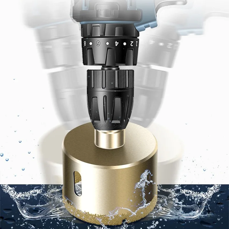 

1pcs 6-65mm Diamond Sand Drill Bit Tile Marble Glass Ceramic Hole Saw Drilling Bit For Ceramic Tile Drilling