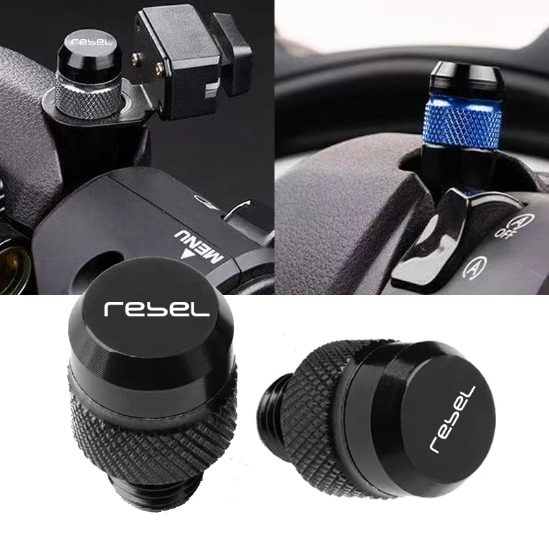 For Honda Rebel CMX 300 500 CMX300 CMX500 2017- 2021 Motorcycle M10*1.25 Aluminum Screws Bolts Mirror Hole Plugs Cap