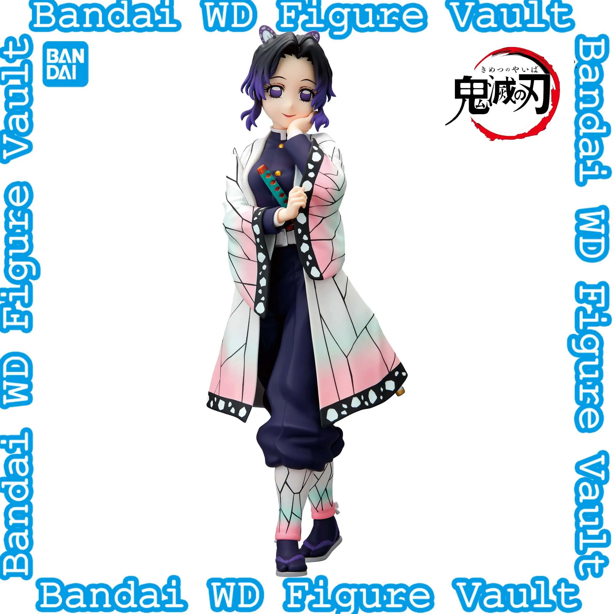Bandai Demon Slayer: Kimetsu No Yeyang GLITTER & GLAMOURS-SHINOBU KOCHO 22CM Figur PVC Hadiah Mainan Model Koleksi Sangat Terperinci