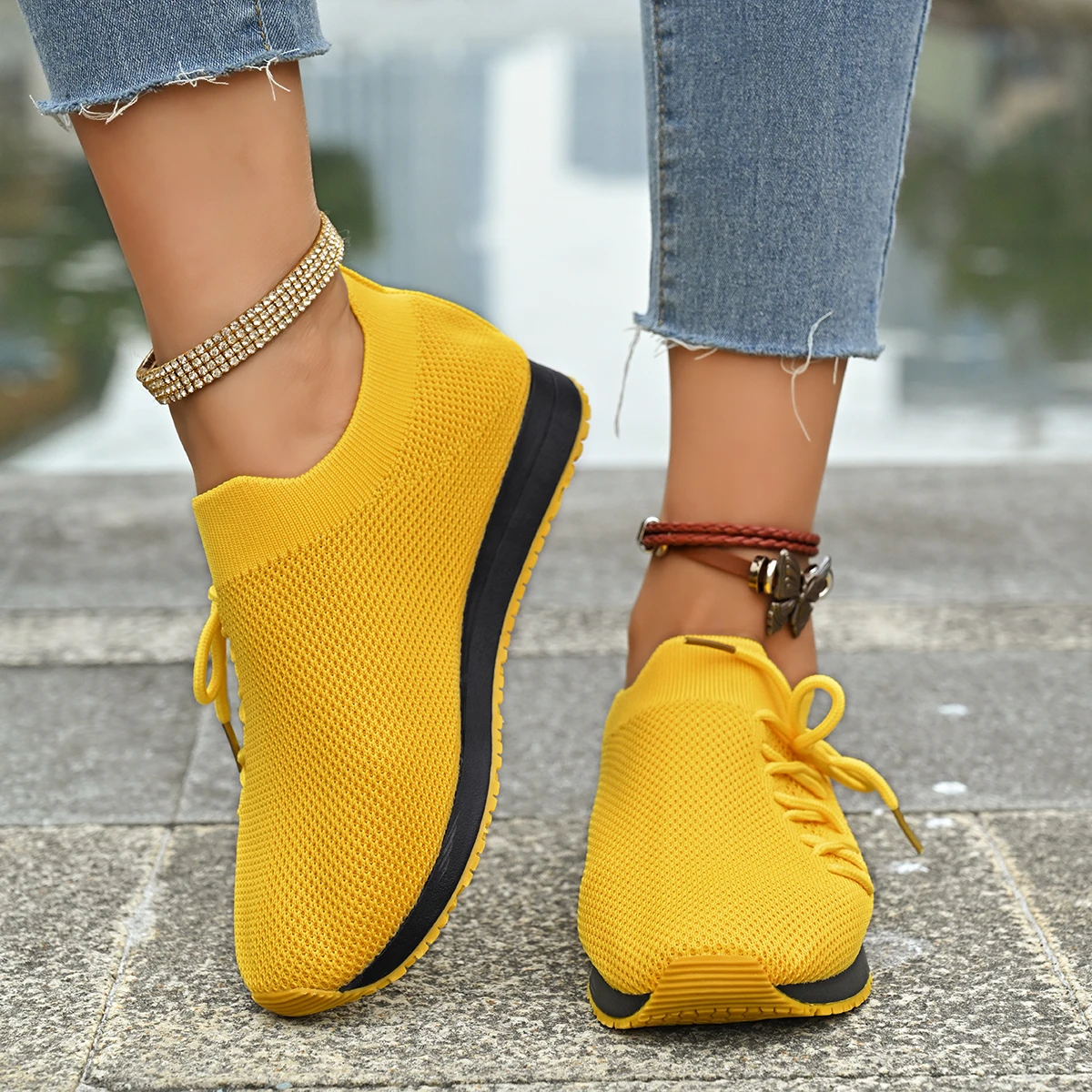 Women Casual Shoes Fashion Breathable Walking Mesh Flat Shoes Woman White Sneakers Women 2024 Tenis Feminino Female Shoes