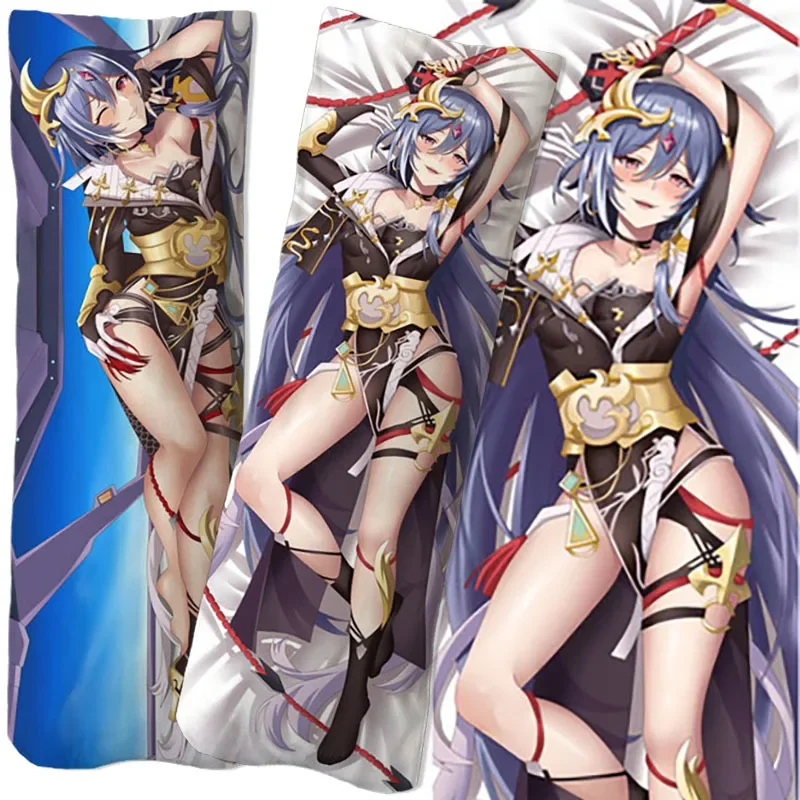 Games MmiHoYo Kiana Kaslana Fu Hua Equal body hug body pillow pillowcase double-sided 3D printing DIY two-dimensional sexy gift