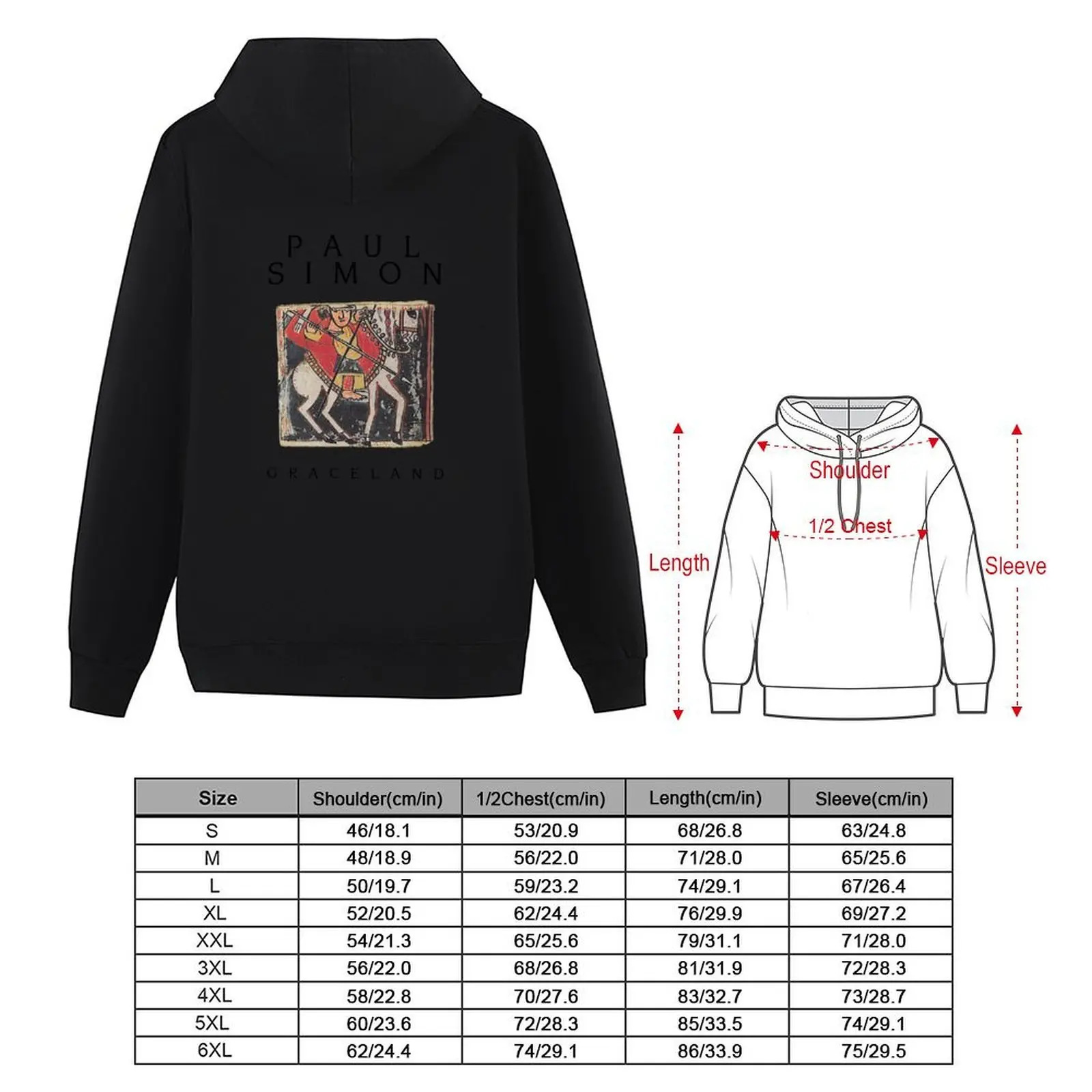 Paul Simon: Graceland Hoodie autumn mens clothing blouse graphic t shirts men hoodie streetwear