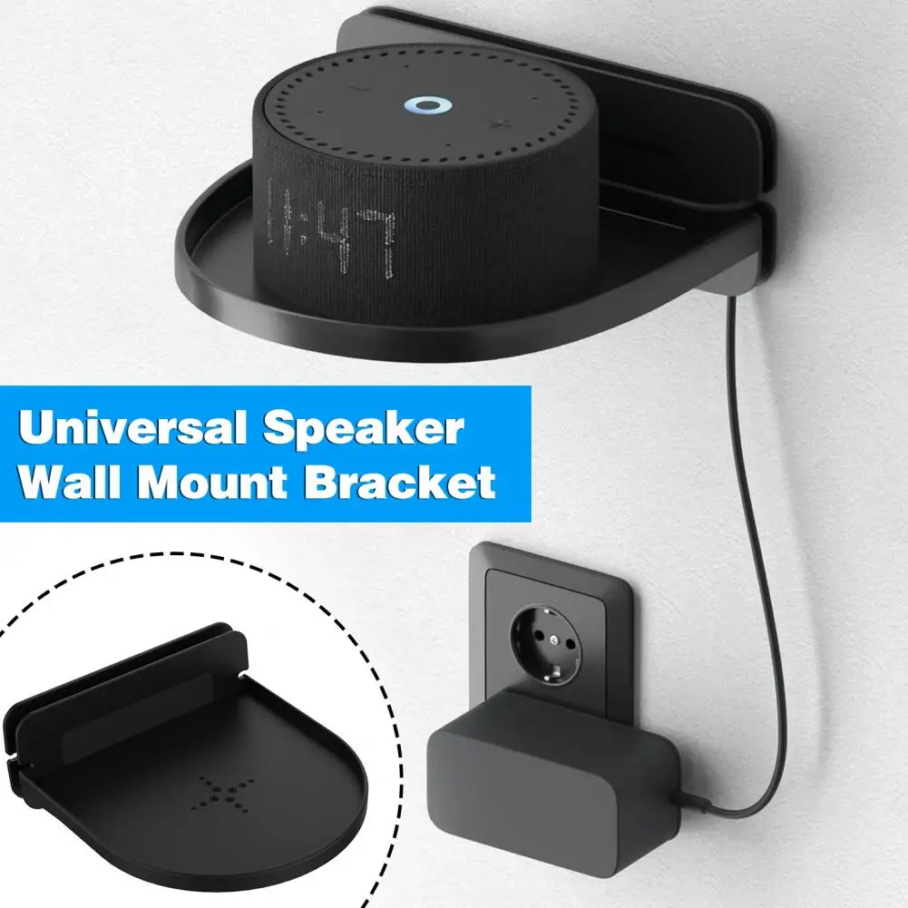 Sound Box Support Holder Wall Mount Sound Box Hanger Sturdy Bracket for Mini Speaker Easy Installation Support Holder for Strong