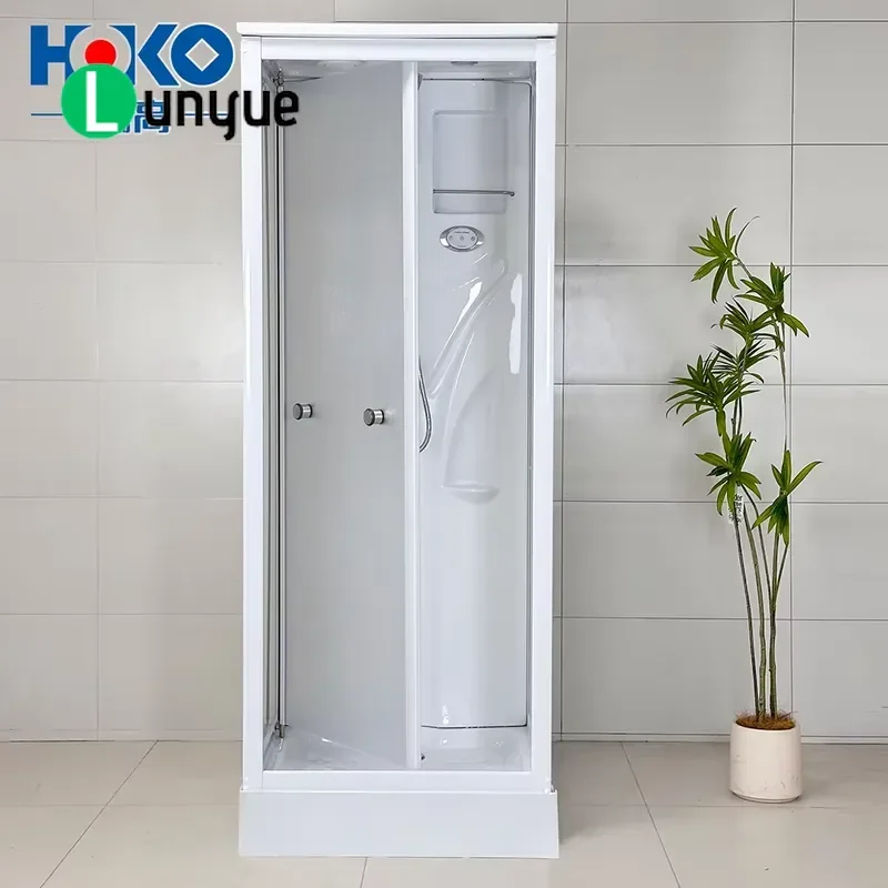 Portable Square Shower Enclosure with Frame Simple Design Sliding Door Bathroom Partition High Quality Toilet Accessories for