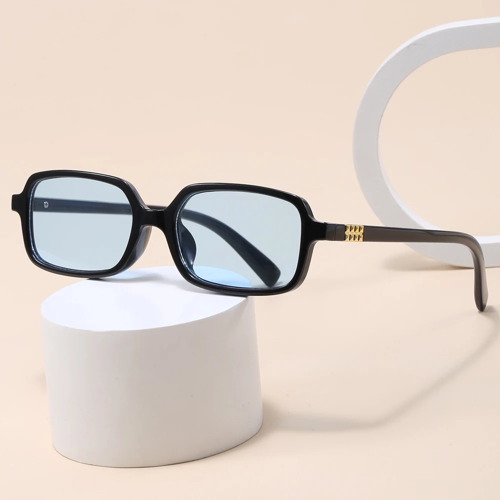 3pcs Classics Small Rectangle Sunglasses Sets Women Fashion Eyeglasses Minimalist Style Design Sunshade UV400 Glasses Unisex