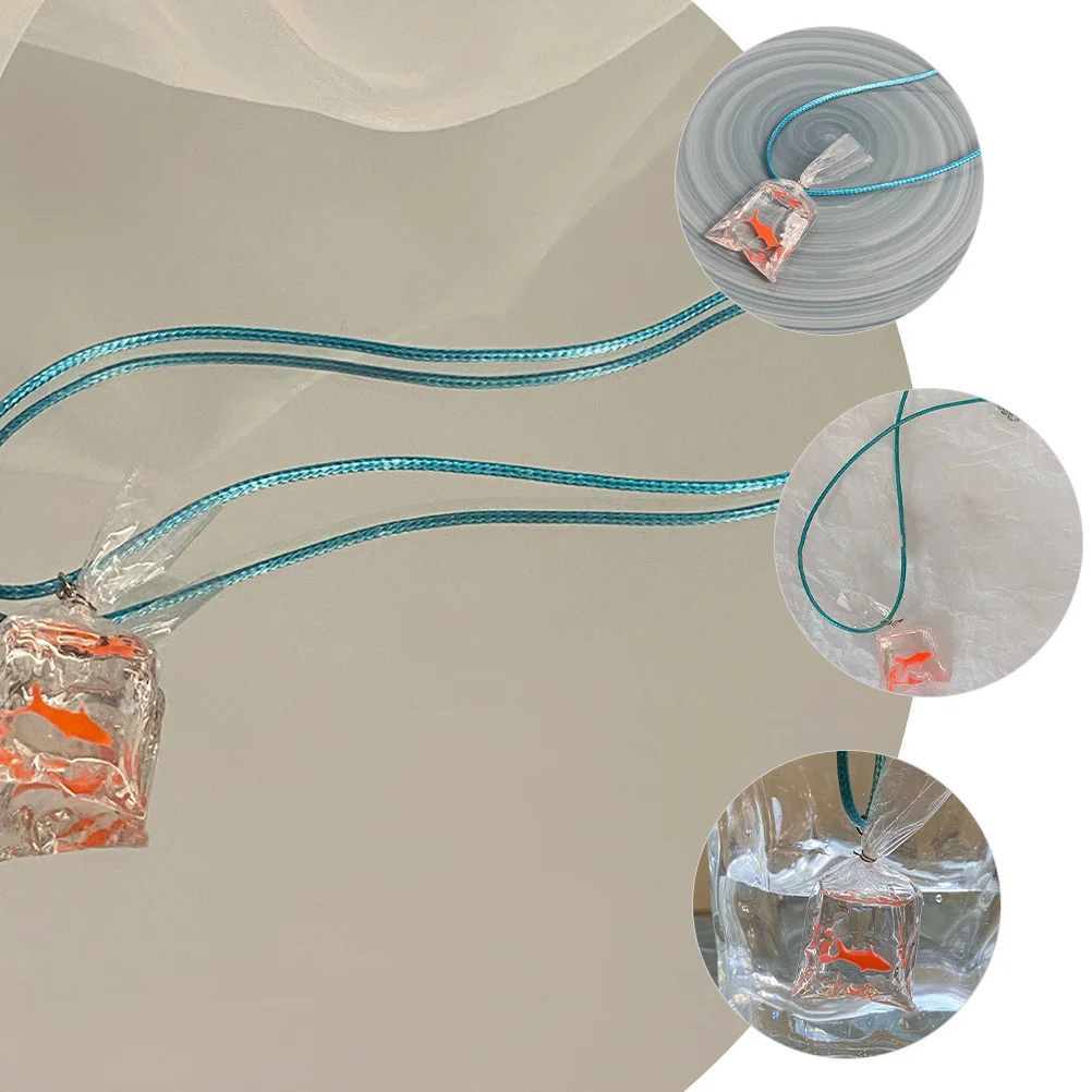

Fish Necklace Women Girls Goldfish Pendant Summer Beach Party Jewelry Teen Girls Gift Fish Necklace Necklaces for Women