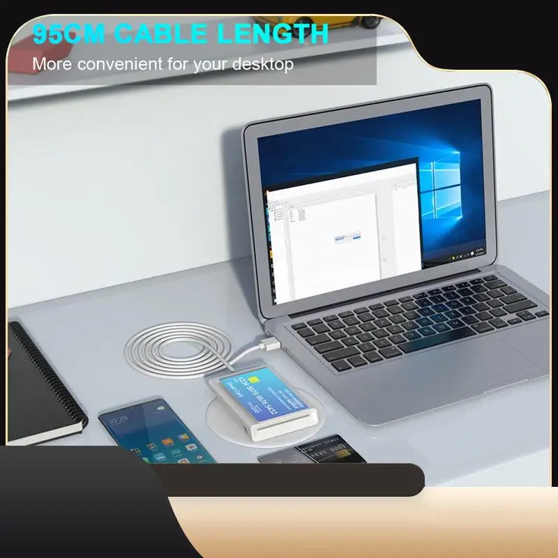 

Контакт + NFC Устройство чтения смарт-карт 2-в-1 Устройство чтения/записи смарт-карт с двойным интерфейсом с ПК-связью Контактный считыватель смарт-карт PCSC-T44C