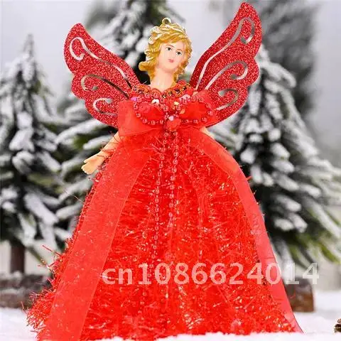 Angel Dolls Christmas Tree Ornaments Pendant Decor Cute New Year Noel Desktop Decoration Kids Gift