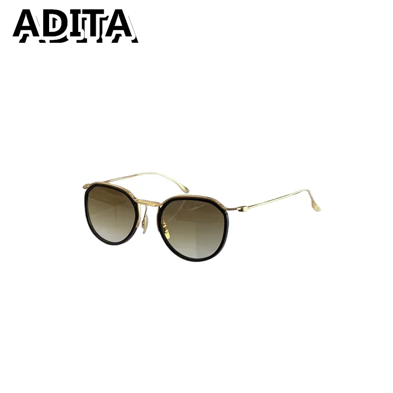 

ADITA SCHEMA TWO Top High Quality Sunglasses for Men Titanium Style Fashion Design Sunglasses for Womens with box