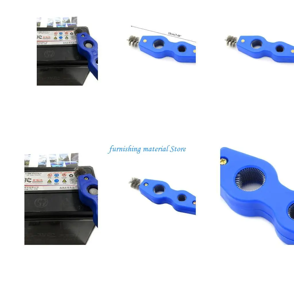 

Y5GD Practical Wire Brush Deburring 4 in 1 Pipe Cleaning Tool for Tube Copper Pipes