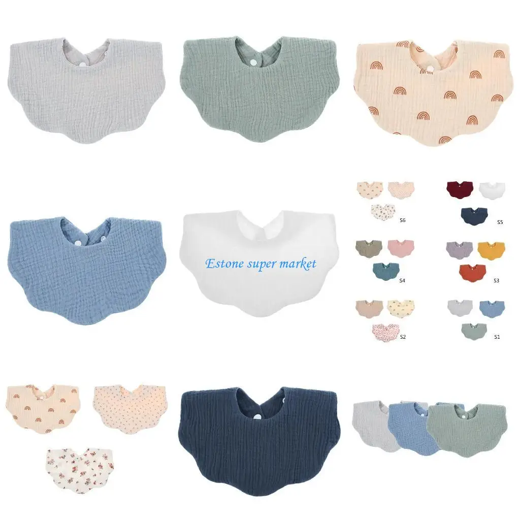 

090B 4-layer Cartoon Print Absorbent Saliva Towel Newborn Burp Cloths for Boy Girls