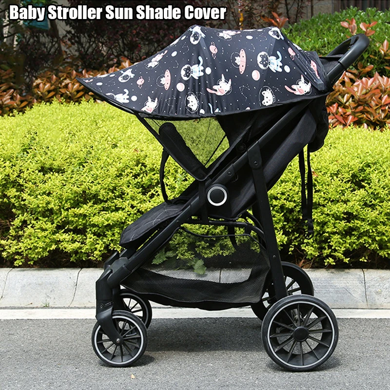 

Baby Stroller Sun Shade Universal UV Protection Sun Cover For Pram Car Seats Buggy Anti-UV Sun Rain Shades Parasol