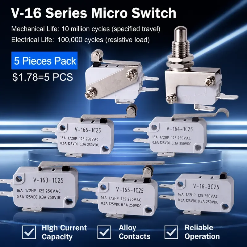 Naneng Micro Switch Touch Point RV-166-1C25 16 161 162 163 V-165 164