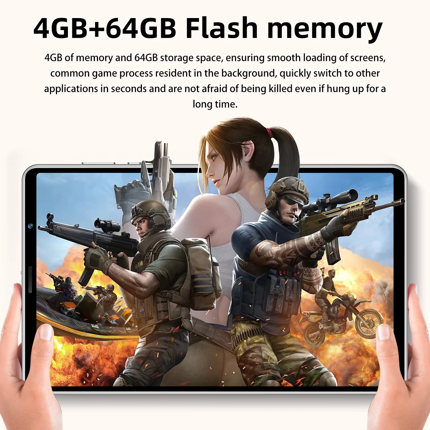 VERYHDSN Tablet Android 12 Global Original Version 5MP 13MP HD Camera Pad 8inch 4GB 64GB 8800mAh Phone Call Smartphone Quad Core