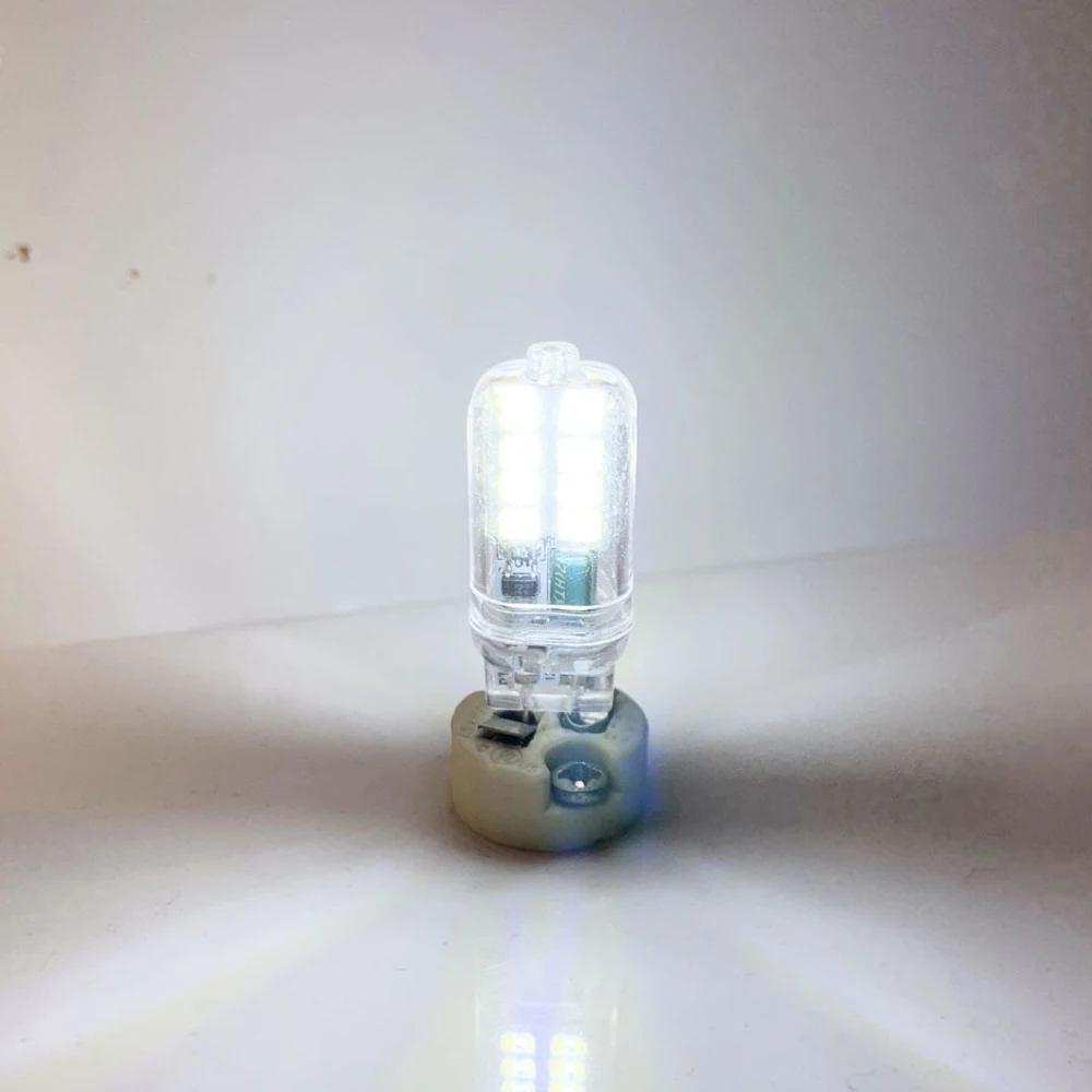 10pcs G4 No Flicker LED Bead LED Small Corn Lamp AC/DC12V 3W 2835 Replacement Halogen Lamp