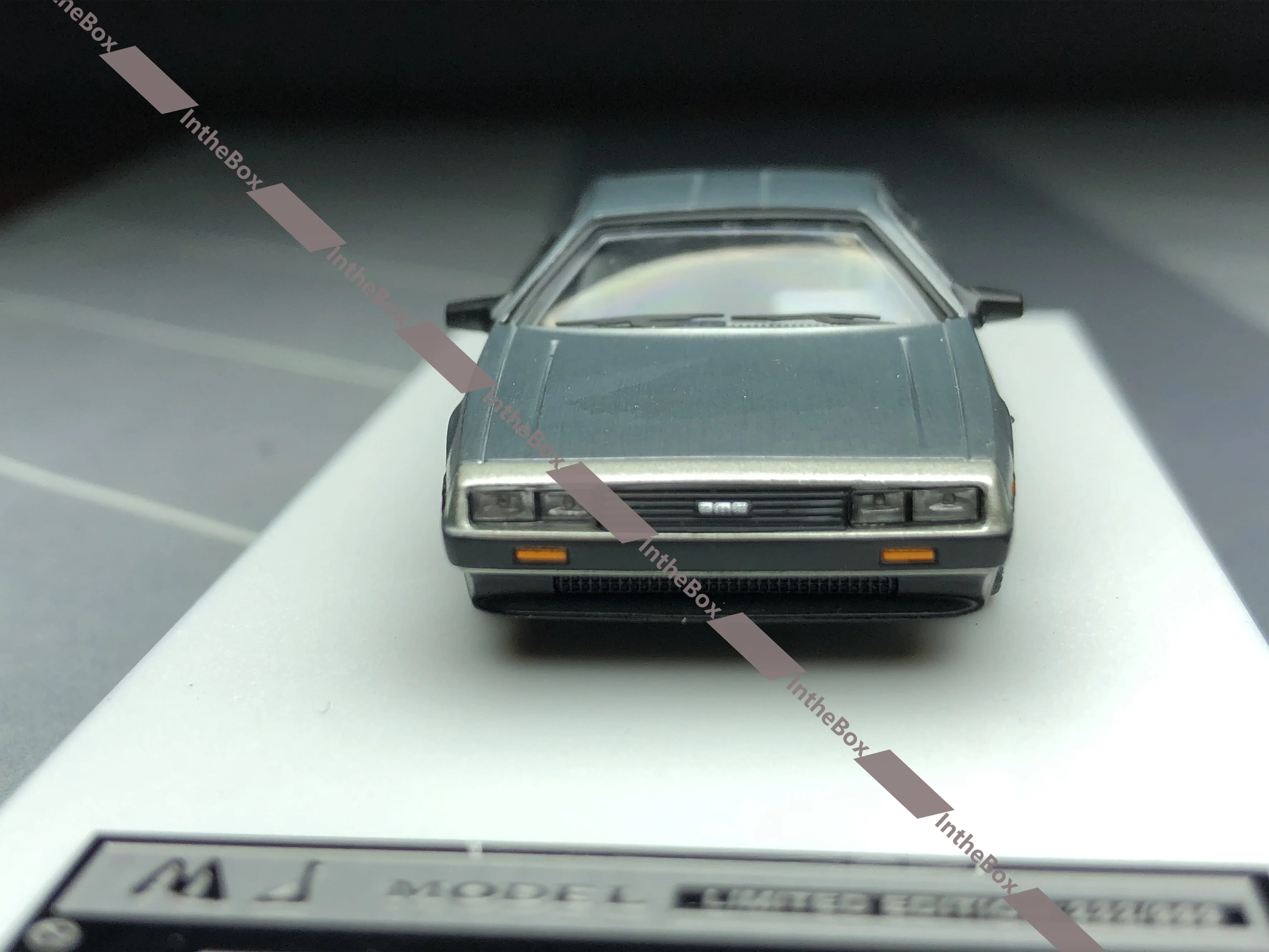 MJ 1/64 Back To The Future Time Machine Delorean Diecast Model Car Collection Limited Edition Hobby Toys