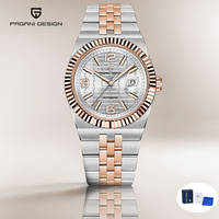 PAGANI DESIGN 2025 New Rose Gold Men's Watches Luxury Automatic Watch For Men Mechanical Wrist watch Sapphire crystal+Gift box