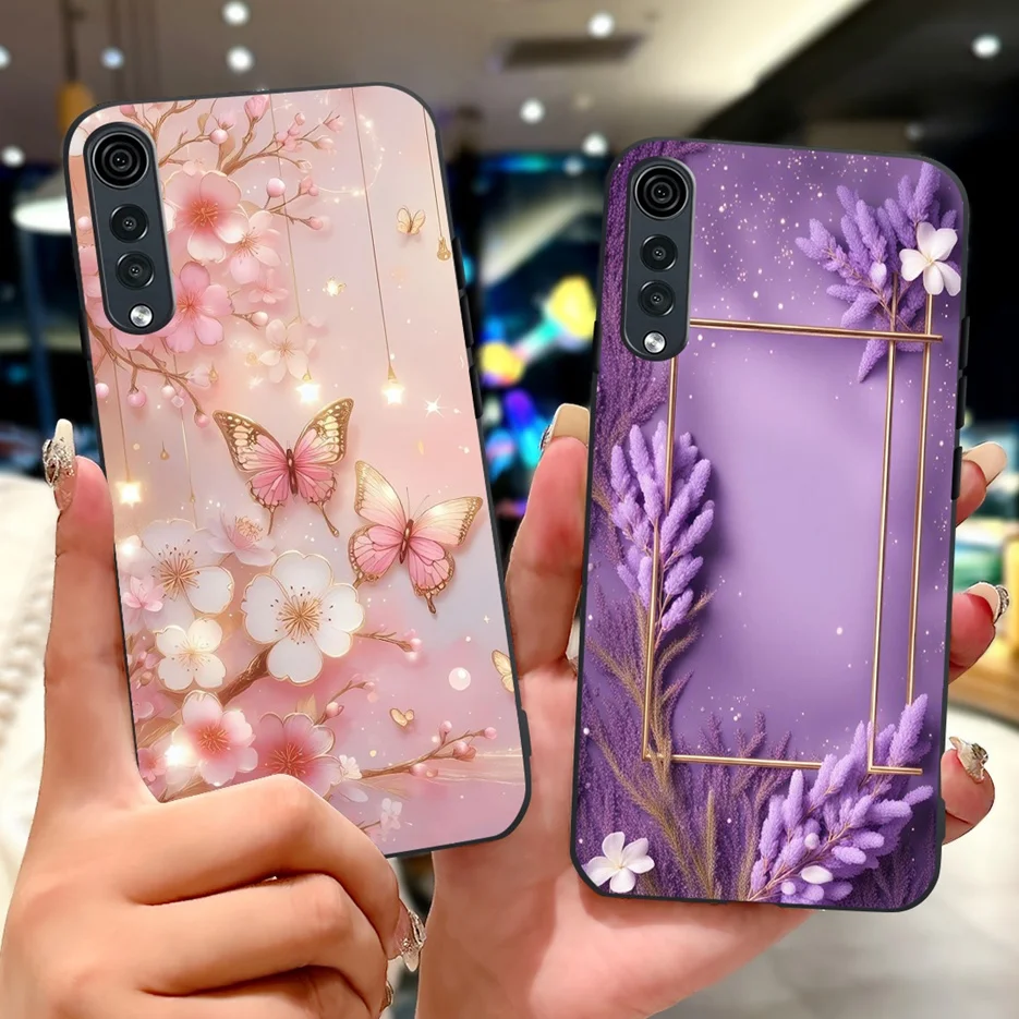 For LG Velvet 5G Case LM-G900N Cute Cat Fashion Painted Cover Soft Silicone Phone Case For LG Velvet 5G UM LGVelvet Fundas Coque view 2